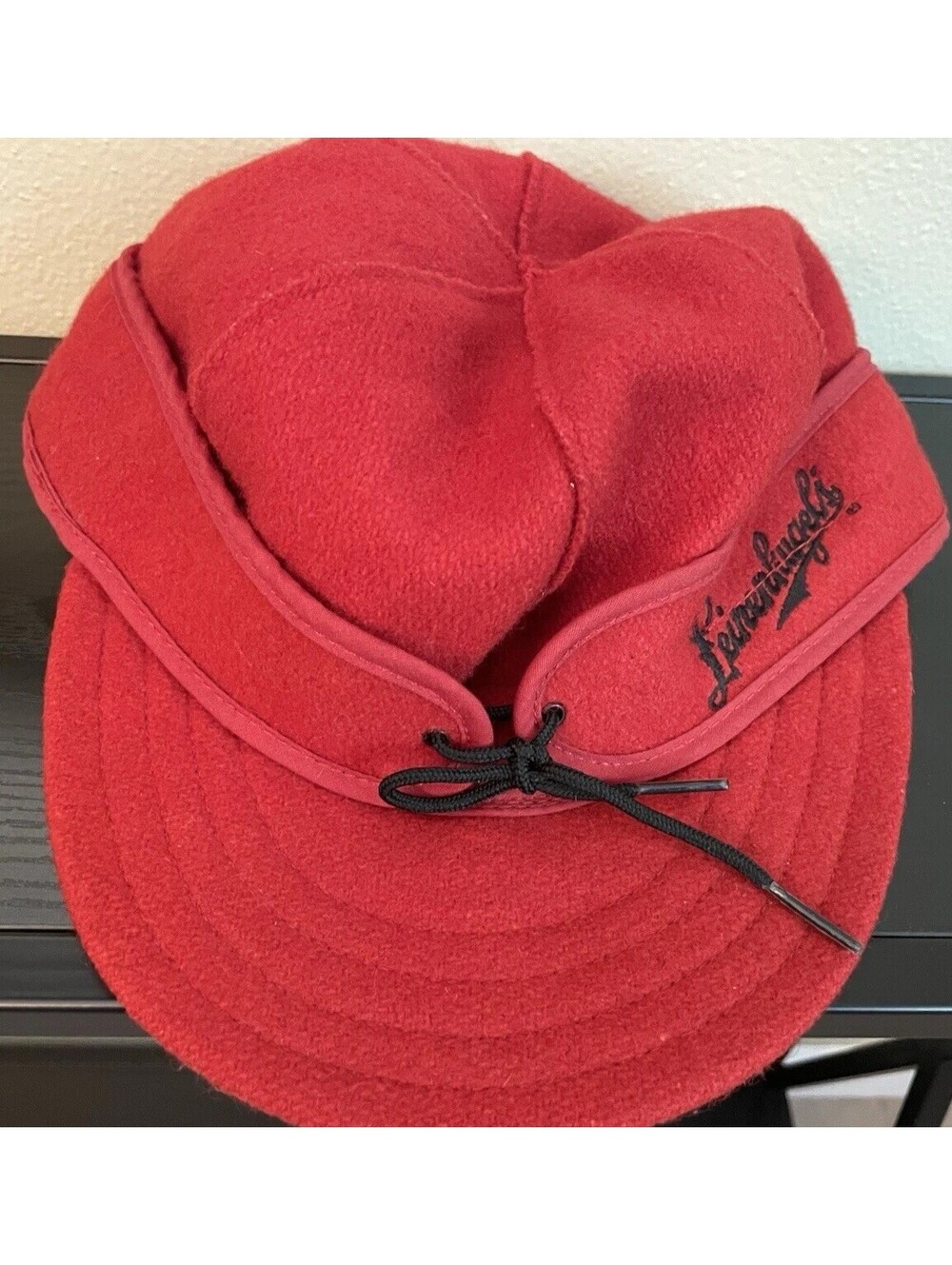 Vintage Leinenkugel’s Beer Stormy Kromer Cap, Red, Size 7 3/4